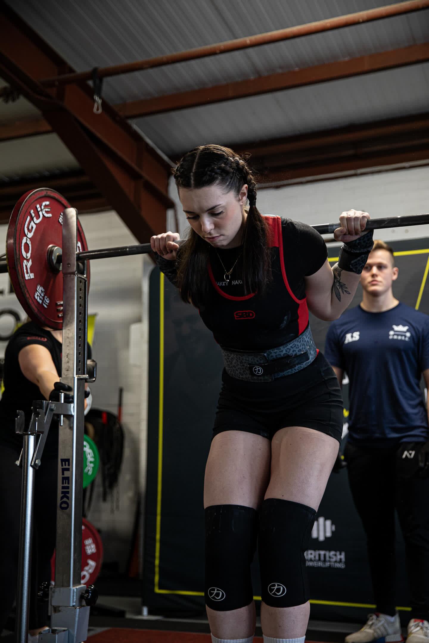 girl lifting weights